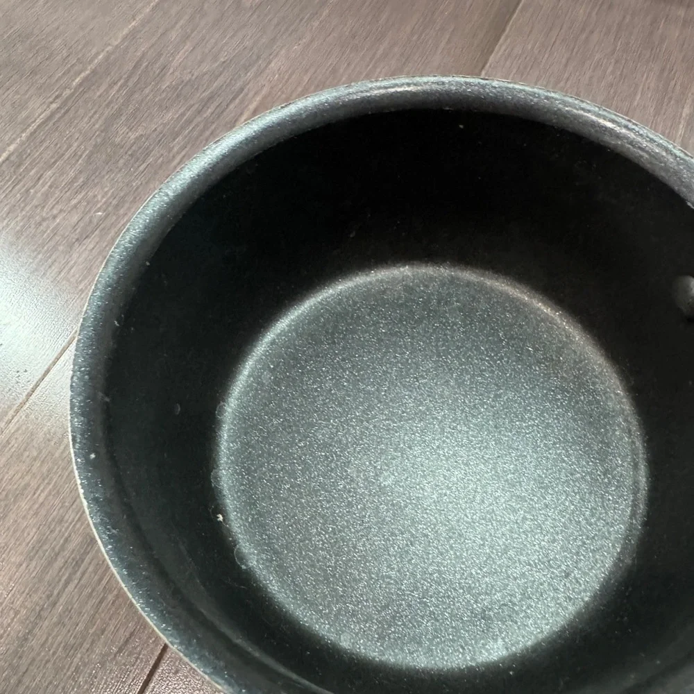 T-Fal Sleek Small Black Non-Stick Saucepan Pot